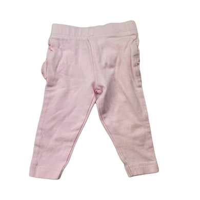 Girls Dymples, pink ruffle leggings / bottoms, EUC, size 0000,  