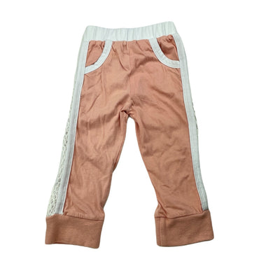 Girls pink, soft feel pants / bottoms, elasticated, GUC, size 0-1,  