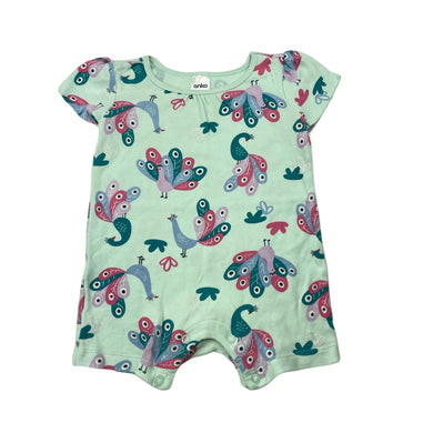 Girls Anko, soft cotton romper, FUC, size 0,  