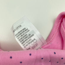 Load image into Gallery viewer, Girls Kids &amp; Co, pink cotton bodysuit / romper, EUC, size 0000,  