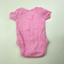 Load image into Gallery viewer, Girls Kids &amp; Co, pink cotton bodysuit / romper, EUC, size 0000,  