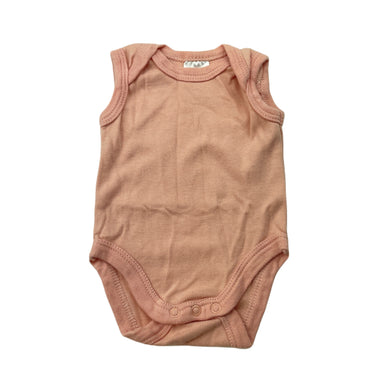 Girls Baby Berry, pink cotton bodysuit / romper, GUC, size 0000,  