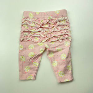 Girls Cotton On, stretchy ruffle leggings / bottoms, GUC, size 0000,  