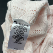 Load image into Gallery viewer, Girls MISSONI, pale pink knitted cotton vest / sweater, EUC, size 6,  