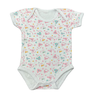 Girls cotton, bodysuit / romper, birds, EUC, size 3 months,  