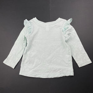 Girls Dymples, cotton long sleeve top, FUC, size 0,  