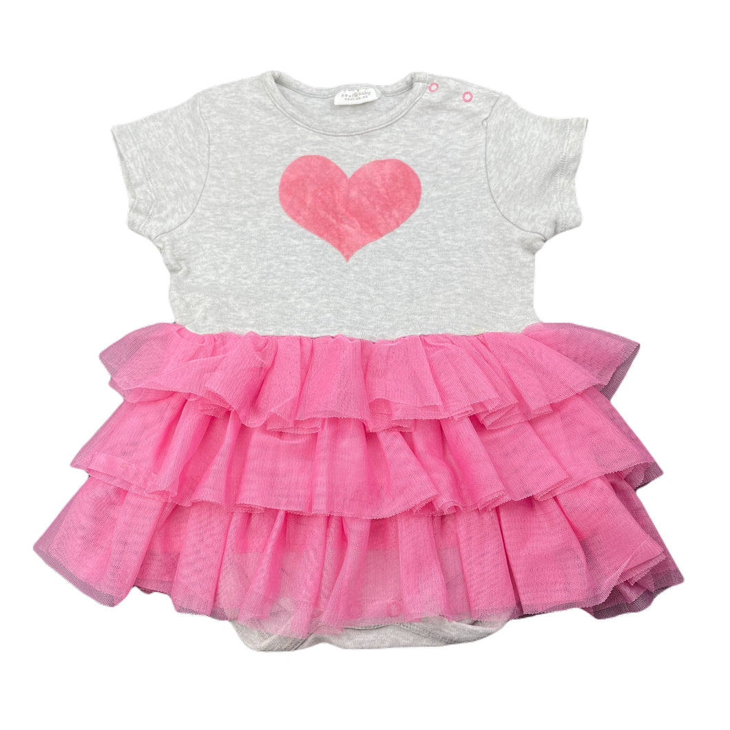 Girls Next, cotton & tulle tutu romper, FUC, size 0,  