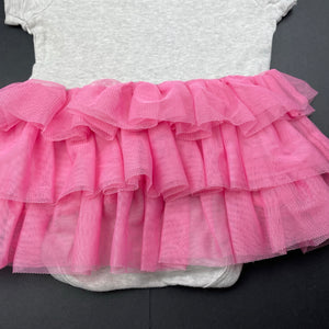 Girls Next, cotton & tulle tutu romper, FUC, size 0,  