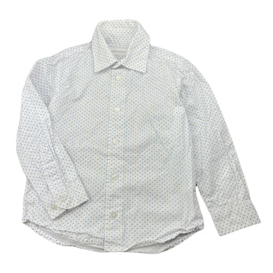 Boys David Jones, lightweight cotton long sleeve shirt, small marks back left cuff, FUC, size 5,  