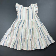 Load image into Gallery viewer, Girls Anko, striped viscose/cotton/linen dress, FUC, size 3, L: 48cm