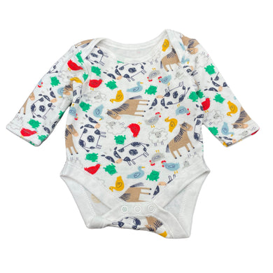 unisex Primark, cotton bodysuit / romper, FUC, size 0000,  