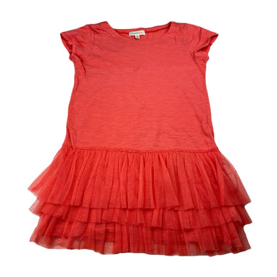 Girls Witchery, cotton & tulle dress, *small tear front tulle, FUC, size 7-8, L: 57cm