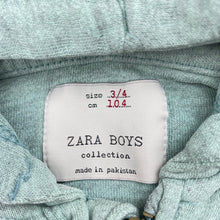 Load image into Gallery viewer, Boys Zara, zip hoodie sweater, GUC, size 3-4,  