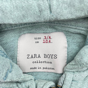 Boys Zara, zip hoodie sweater, GUC, size 3-4,  