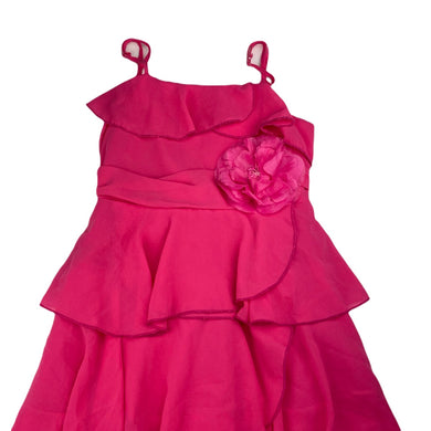 Girls Dorissa, pink party / formal dress, armpit to armpit: 35cm, FUC, size 10, L: 82cm