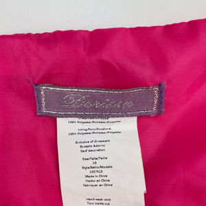 Girls Dorissa, pink party / formal dress, armpit to armpit: 35cm, FUC, size 10, L: 82cm