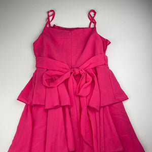 Girls Dorissa, pink party / formal dress, armpit to armpit: 35cm, FUC, size 10, L: 82cm