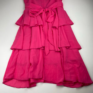 Girls Dorissa, pink party / formal dress, armpit to armpit: 35cm, FUC, size 10, L: 82cm
