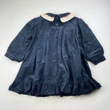 Load image into Gallery viewer, Girls Banksia Rose, CHERUBS vintage corduroy cotton dress, NEW, size 2, L: 46cm