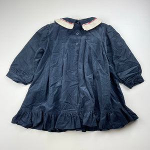Girls Banksia Rose, CHERUBS vintage corduroy cotton dress, NEW, size 2, L: 46cm