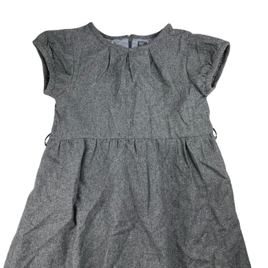 Girls Zara, lined wool blend short sleeve dress, EUC, size 7-8, L: 69cm