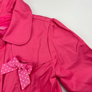 Girls Alice, lined lightweight jacket / coat, no size, L: 54cm, shoulder to cuff: 37cm, light marks left shoulder, FUC, size 5-6,  