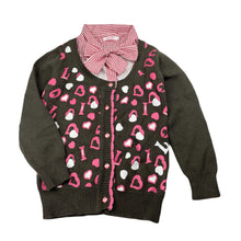 Load image into Gallery viewer, Girls IDOLL, all-in-one cotton sweater / top, EUC, size 6,  