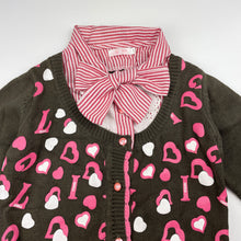 Load image into Gallery viewer, Girls IDOLL, all-in-one cotton sweater / top, EUC, size 6,  