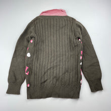 Load image into Gallery viewer, Girls IDOLL, all-in-one cotton sweater / top, EUC, size 6,  