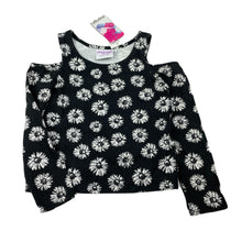 Load image into Gallery viewer, Girls Mango, floral open-shoulder long sleeve top, NEW, size 10,  