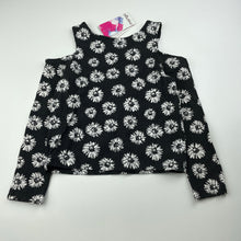 Load image into Gallery viewer, Girls Mango, floral open-shoulder long sleeve top, NEW, size 10,  