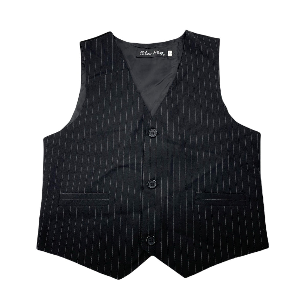 Boys Blue Sky, silk blend formal waistcoat / vest, EUC, size 7,  