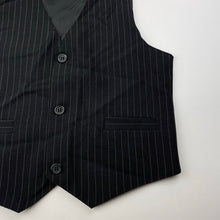 Load image into Gallery viewer, Boys Blue Sky, silk blend formal waistcoat / vest, EUC, size 7,  