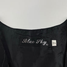 Load image into Gallery viewer, Boys Blue Sky, silk blend formal waistcoat / vest, EUC, size 7,  