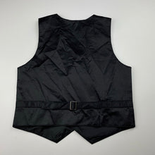 Load image into Gallery viewer, Boys Blue Sky, silk blend formal waistcoat / vest, EUC, size 7,  
