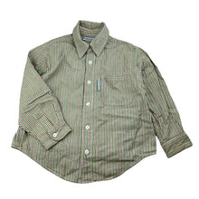 Load image into Gallery viewer, Boys Jac &amp; Jeffy, vintage striped cotton long sleeve shirt, EUC, size 5,  