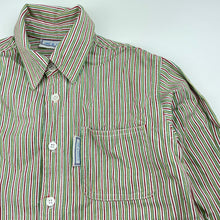 Load image into Gallery viewer, Boys Jac &amp; Jeffy, vintage striped cotton long sleeve shirt, EUC, size 5,  