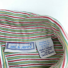Load image into Gallery viewer, Boys Jac &amp; Jeffy, vintage striped cotton long sleeve shirt, EUC, size 5,  