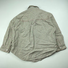 Load image into Gallery viewer, Boys Jac &amp; Jeffy, vintage striped cotton long sleeve shirt, EUC, size 5,  