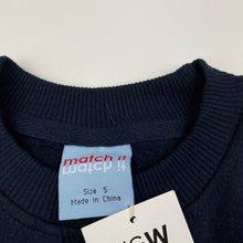 Load image into Gallery viewer, Girls Match It, navy fleece lined sweater / jumper, NEW, size 5,  
