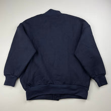 Load image into Gallery viewer, unisex Condor, navy fleece lined school jacket / sweater, EUC, size 6,  