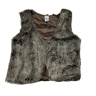 Girls Miss Understood, faux fur vest / jacket, single hook fasten, FUC, size 10,  