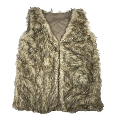 Girls Miss Understood, faux fur vest / jacket, single hook fasten, EUC, size 14,  