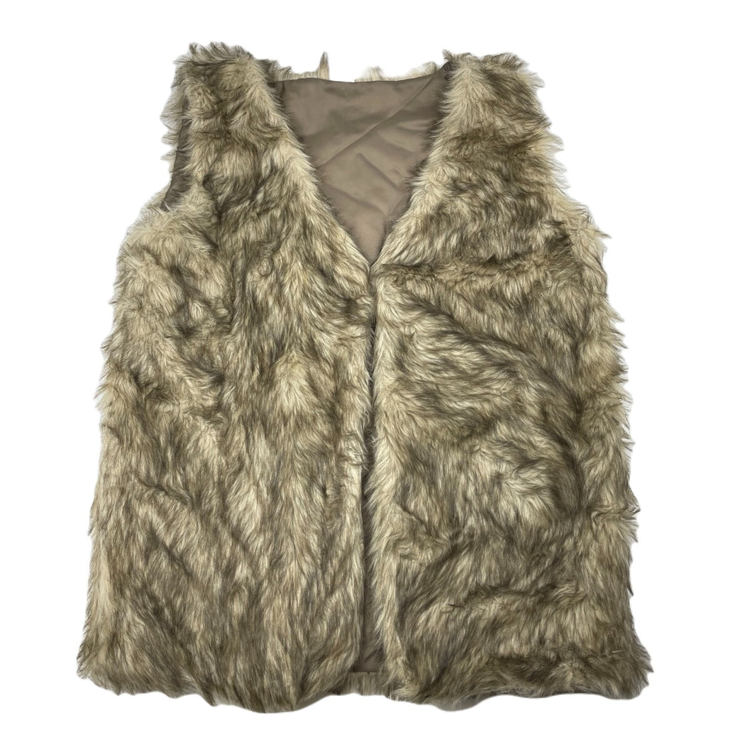 Girls Miss Understood, faux fur vest / jacket, single hook fasten, EUC, size 14,  