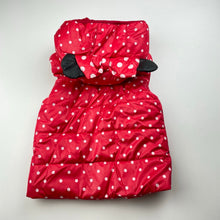 Load image into Gallery viewer, Girls H&amp;M, Disney Minnie Mouse hooded puffer vest, EUC, size 1,  