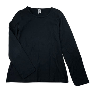 Girls Target, black stretchy long sleeve top, EUC, size 12,  