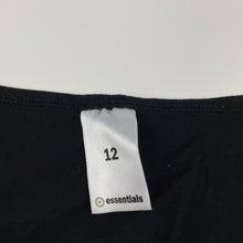 Load image into Gallery viewer, Girls Target, black stretchy long sleeve top, EUC, size 12,  