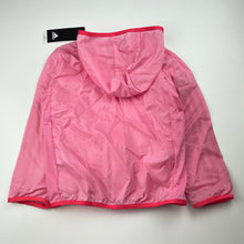 Load image into Gallery viewer, Girls Adidas, lightweight packable windbreaker jacket, NEW, size 6,  