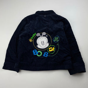 Boys BOB DOG, lined navy corduroy cotton lightweight jacket, GUC, size 3,  