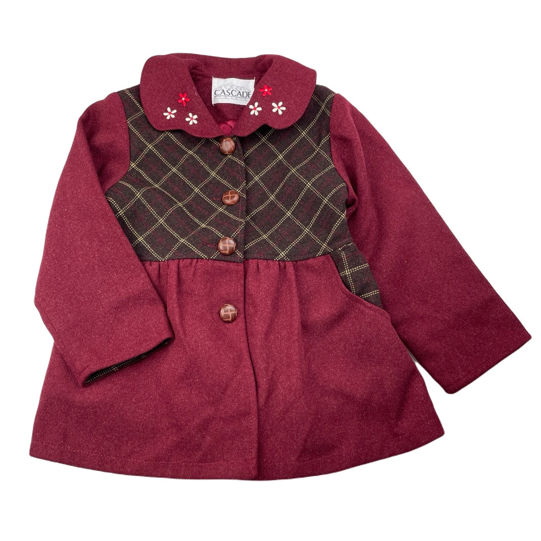 Girls CASCADE CLASSICS, lightweight jacket / coat, no size, armpit to armpit: 31.5cm, shoulder to cuff: 36cm, EUC, size 5,  